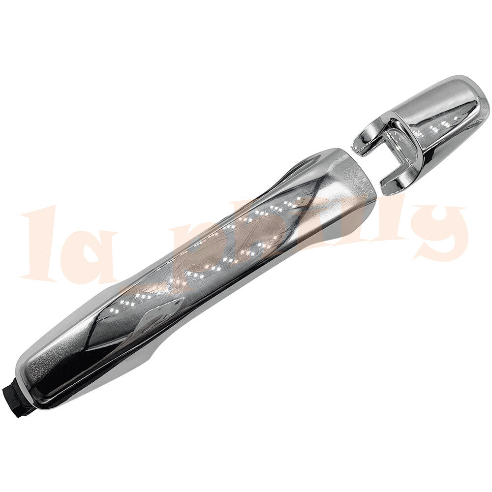 Front/Rear Exterior Outside Door Handle Chrome Fit for 11-17 for Ford Explorer Edge