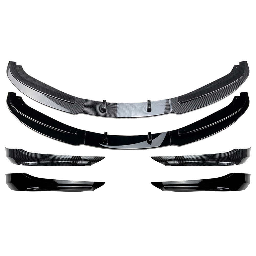 5x Front Bumper Spoiler Lip+Side Splitter Cover Trim for BMW 3 Series E90 4-Door