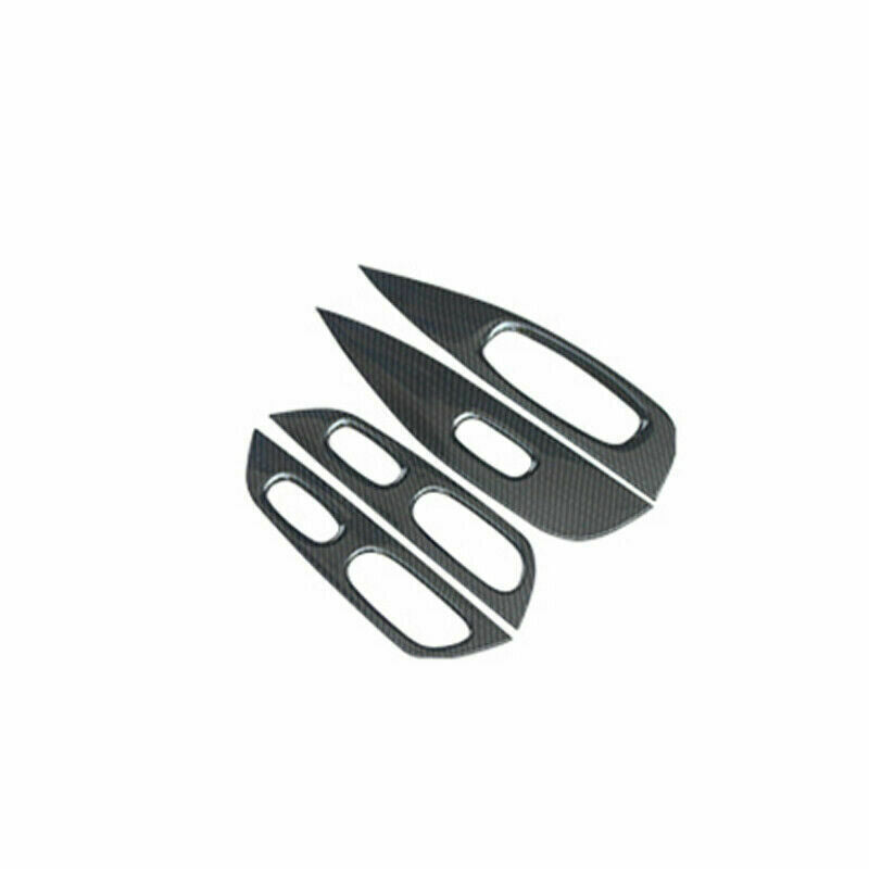 for Nissan Rogue Sport 2017-2021Carbon Fiber Window Lift Panel Switch Trim Cover