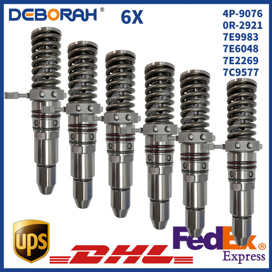 6X Fuel Injector 4P-9076 4P9076 0R-2921 Caterpillar CAT 3508 3512 3516 Engine