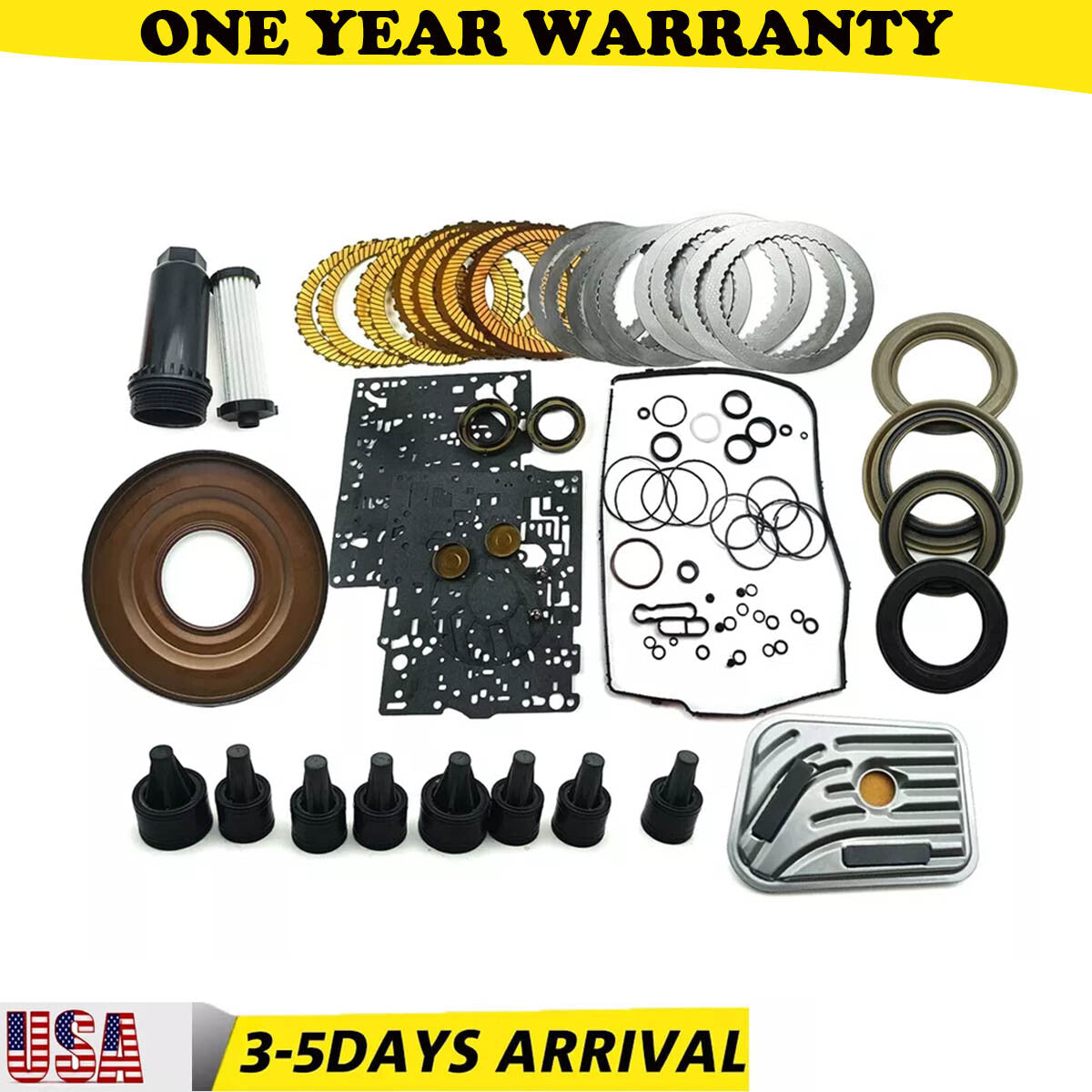 for Ford Focus MPS6 6DCT450 Transmission Rebuild Master Kit,Clutch Piston Filter
