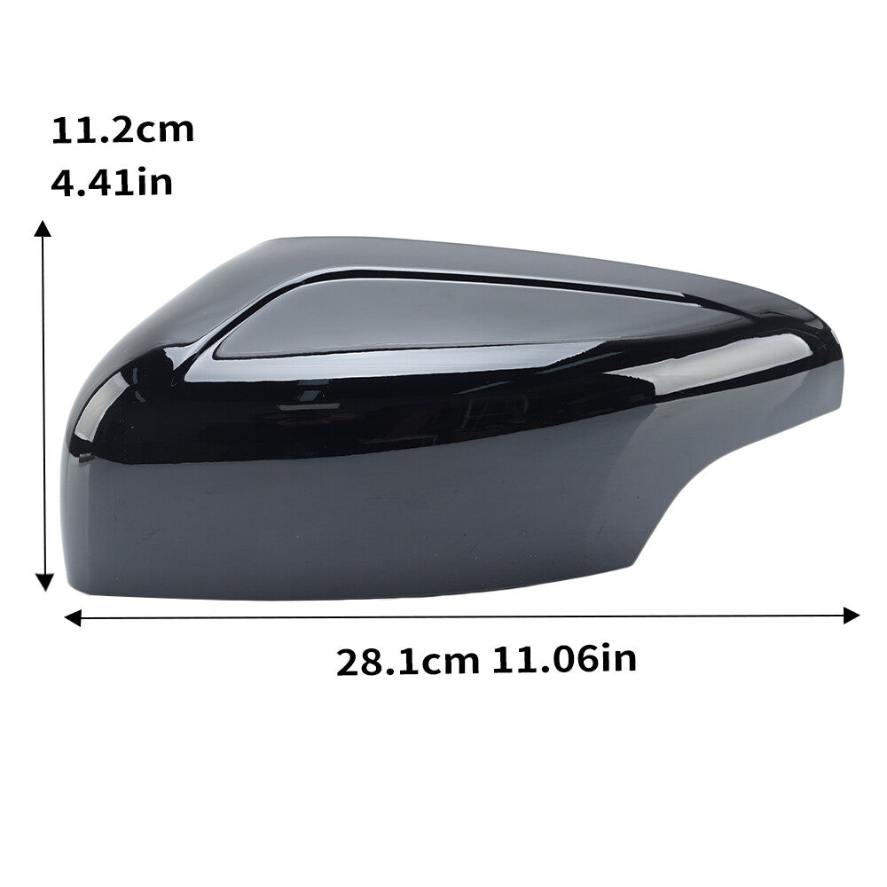 2¡Á F¨¹r for Volvo XC60 10-13 R¨¹ckspiegel Abdeckung Spiegelkappe Links Rechts Schwarz