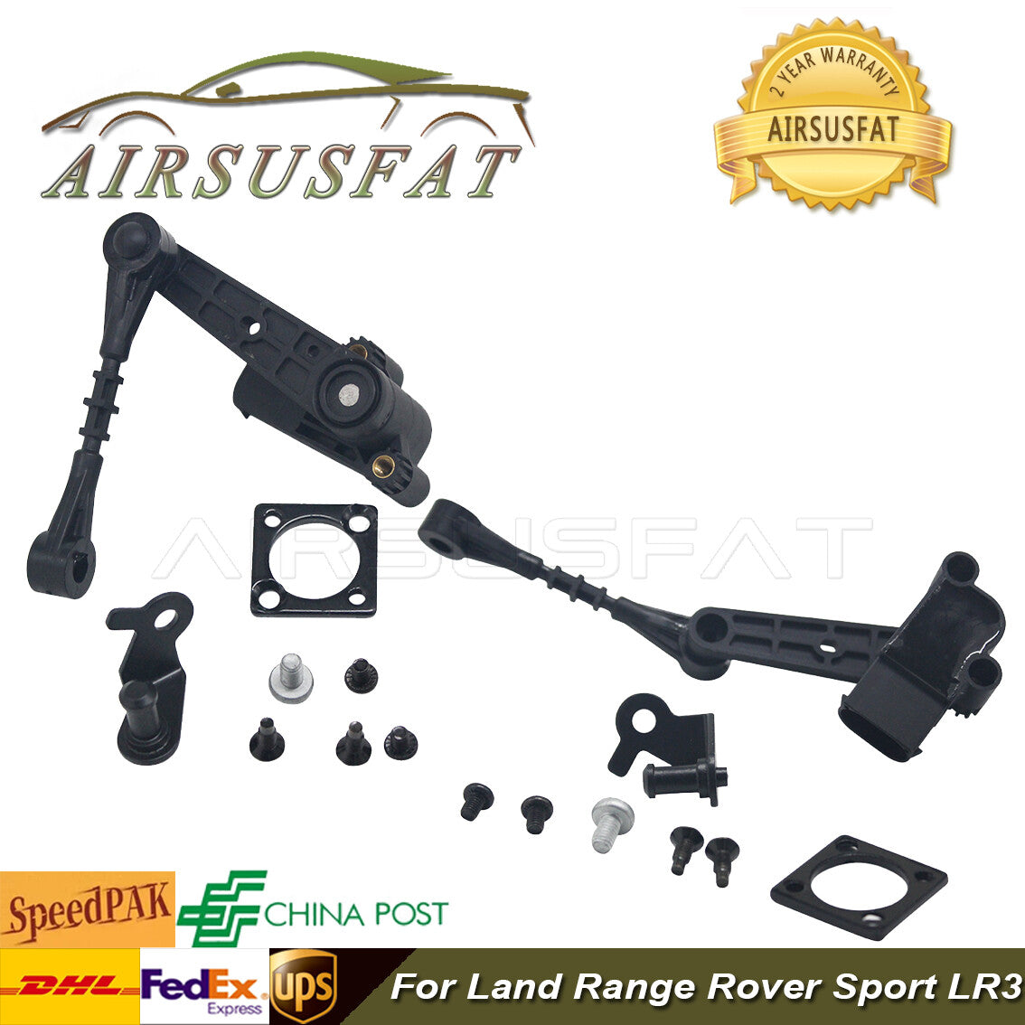 2x Front Left+Right Air Suspension Height Sensor For Land for Range Rover Sport LR3