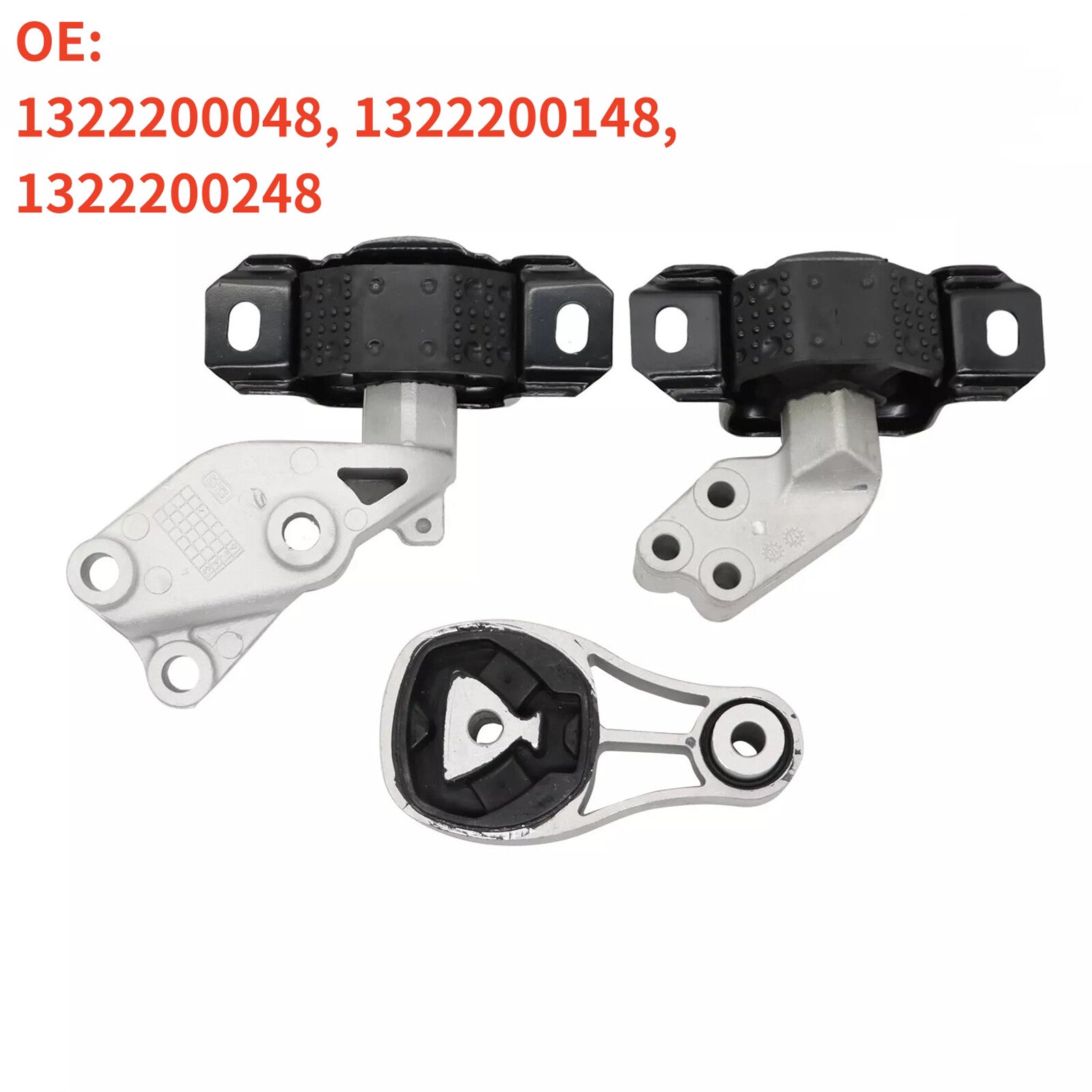 New Set of 3pcs Engine Motor Mount  Trans Mount for Smart Fortwo 2008-2015