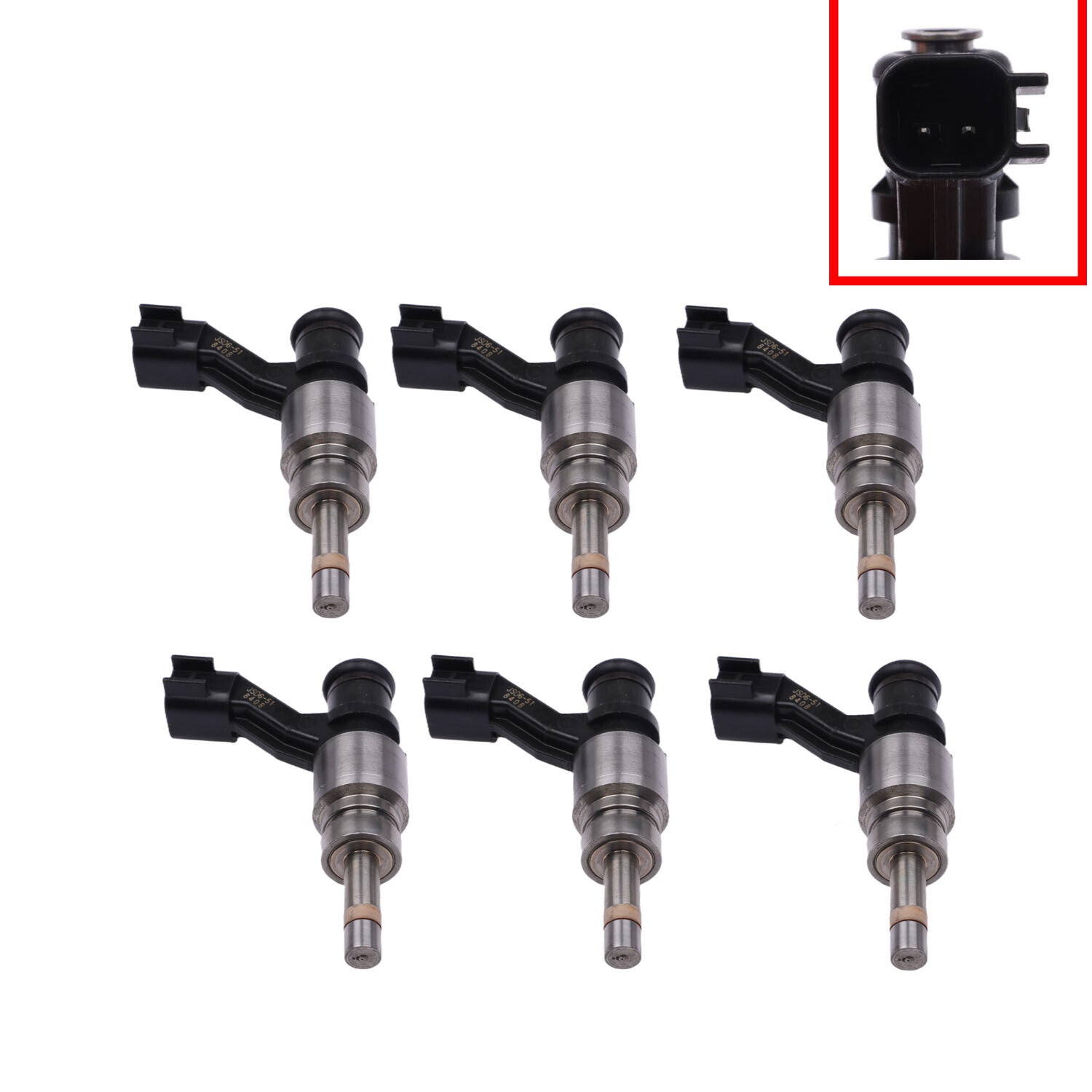 New 6X Fuel Injectors for 2004 for Isuzu Axiom Rodeo 3.5L V6 FJ1011 8973126200