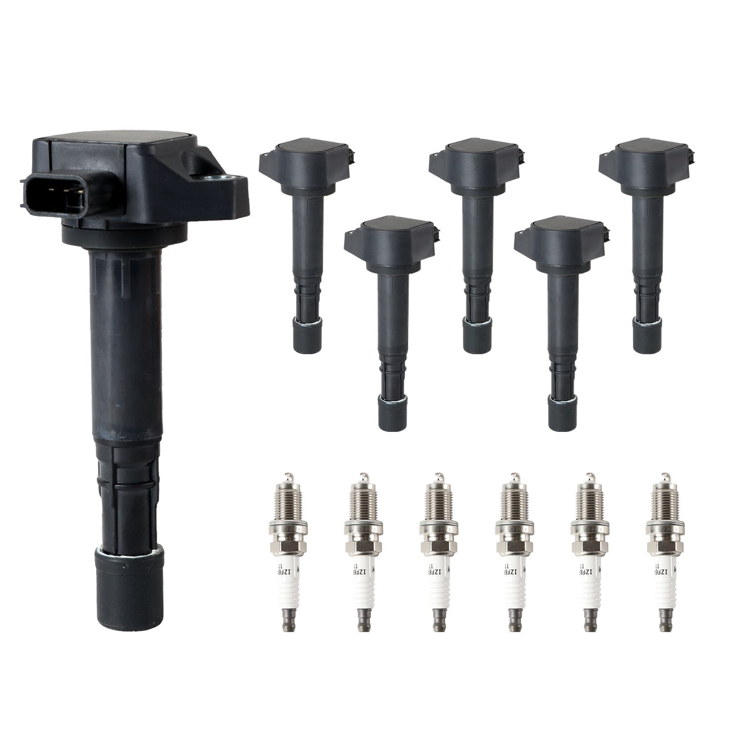 6 Ignition Coil  Platinum Spark Plug for Honda for Acura for Saturn 3.2L 3.5L
