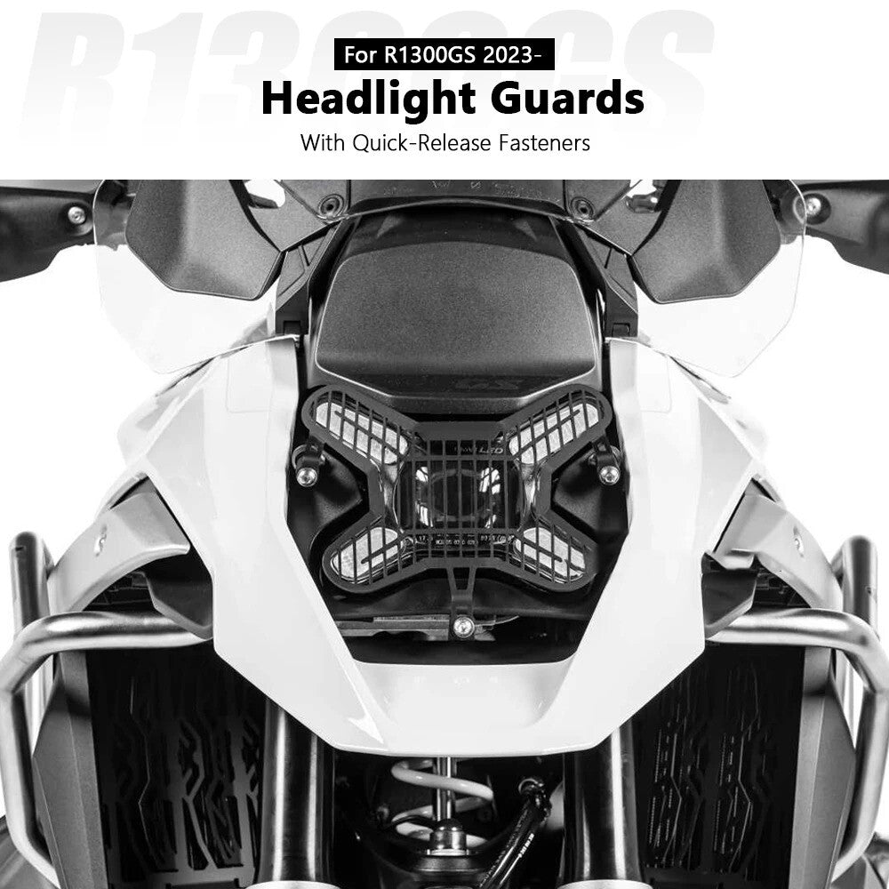 New Motorcycle LED Headlight Guard Protector Grille Cover for BMW R1300GS 23 24