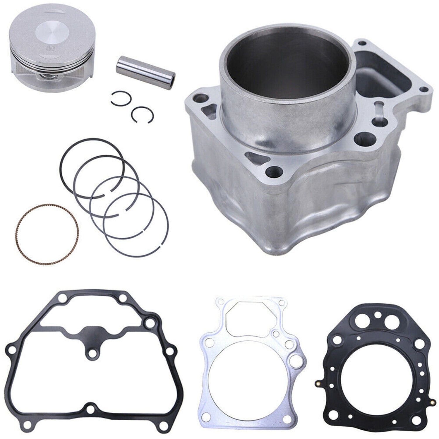 TRX420 07-18 Cylinder Piston Gasket Top End Rebuild Kit for Honda Rancher