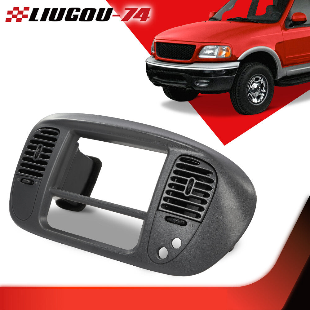 Center Dash radio and air conditioning vents fit for Ford F150 Expedition 97-03 Grey
