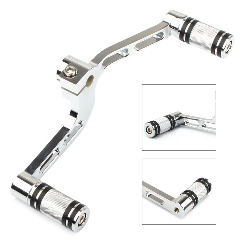CNC Gear Shifter Lever Shift Pegs Toe Heel Fit for Harley XL883 XL 1200T Chrome A