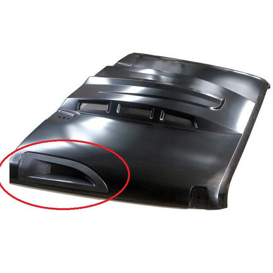 US Ship ABS Plastic Car Hood Side Vent Cover Trim For 2007-2017 for Jeep for Wrangler JK