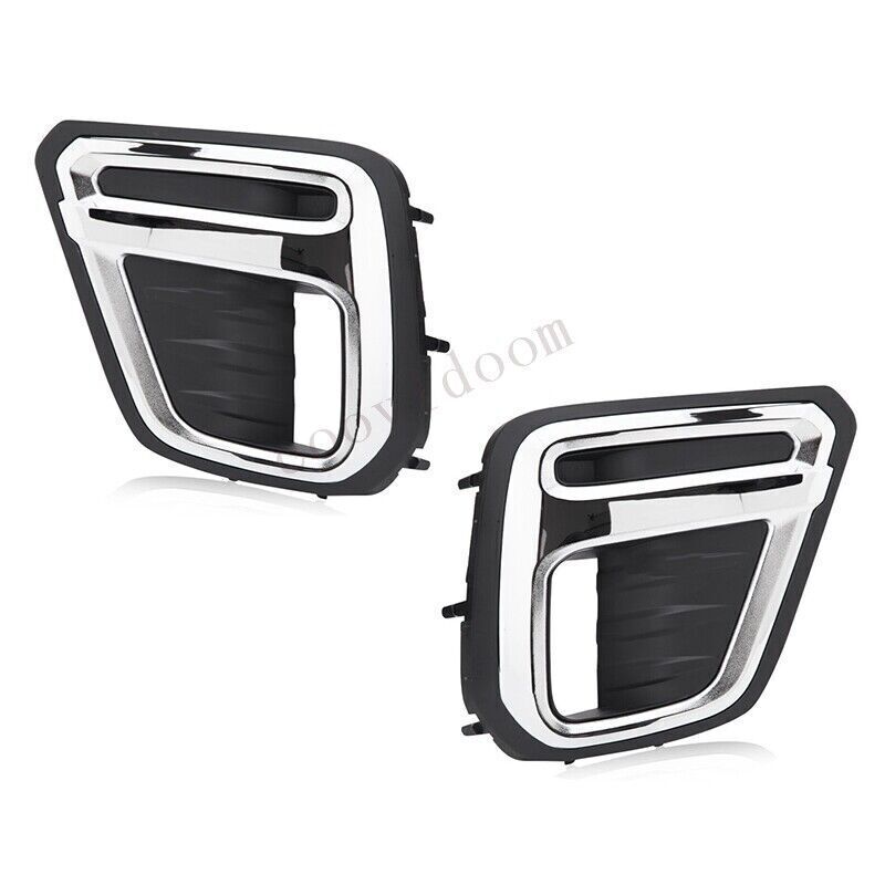 1 Pair Front Fog Light Driving Lamps with Covers for Subaru Forester 2019-2021