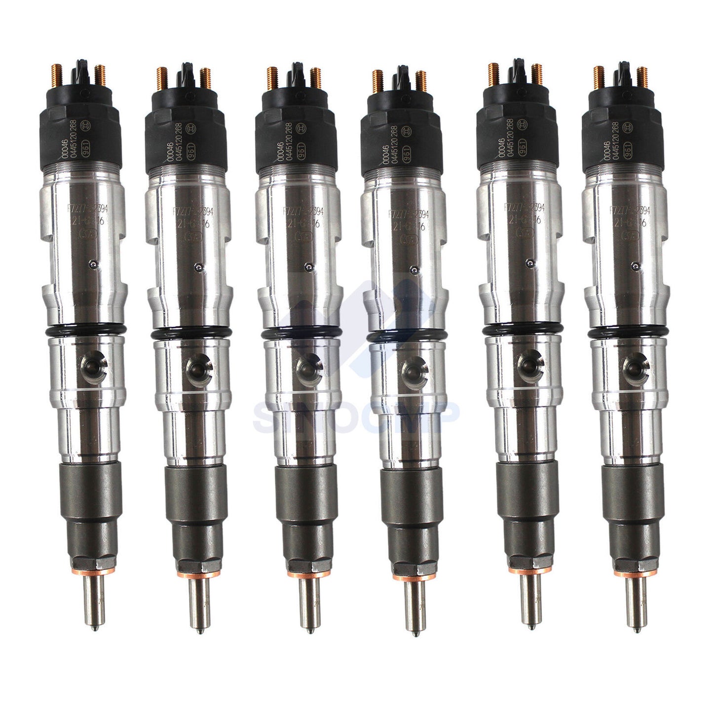 6x Fuel Injector 0445120268 400903-00046 for Doosan DX140 /DX225 DX340