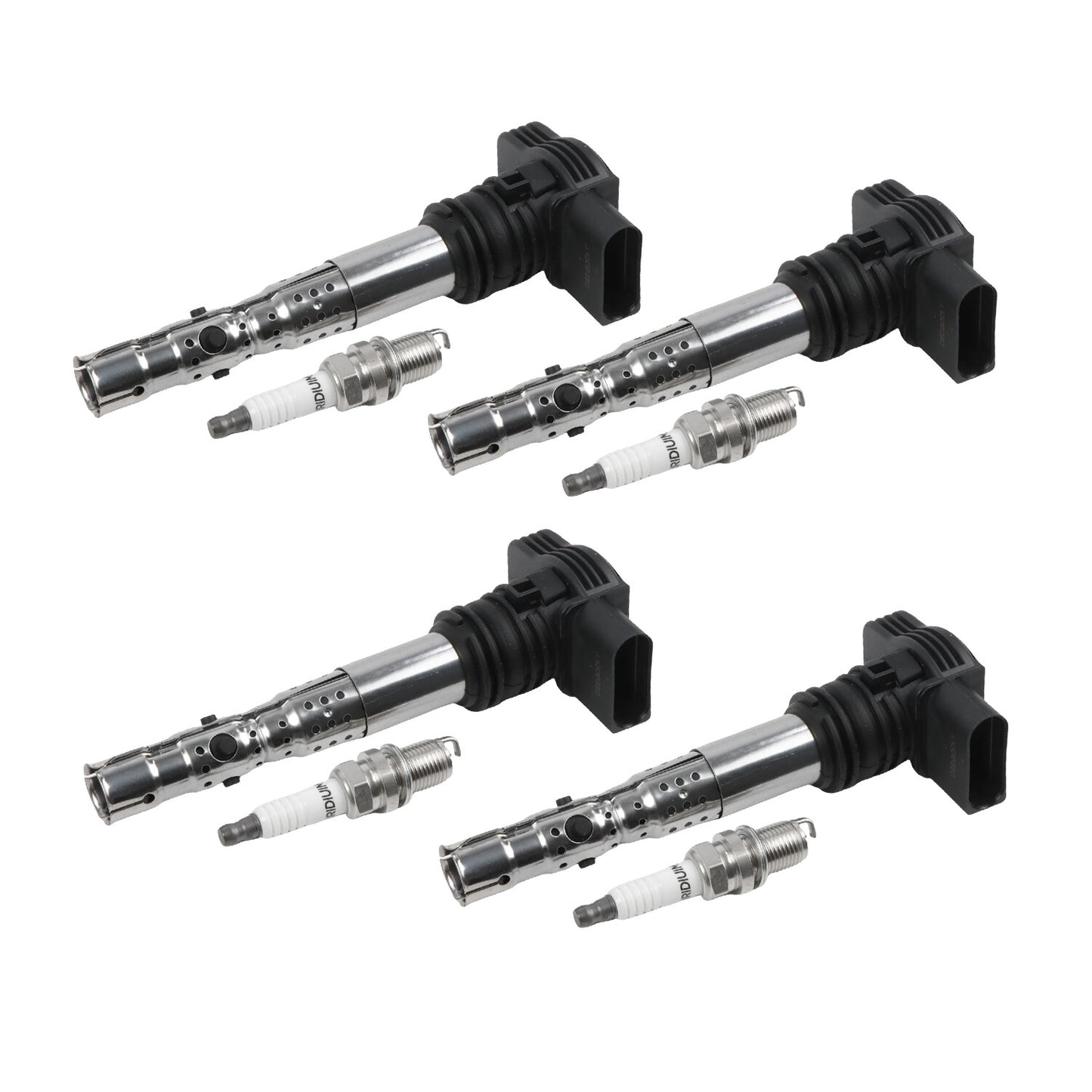 Ignition Coils  Spark Plugs for VW Beetle for Golf for Passat for Audi A4 TT UF411 6458