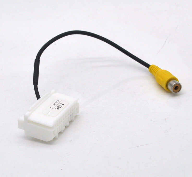 Reverse Backup Camera RCA Cable wire Adapter for Jeep for Wrangler 07-17 Radio
