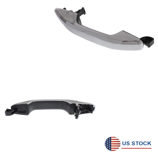 for Chevrolet Silverado 1500 2014-2018 Car Set of 4 Chrome Exterior Door Handle