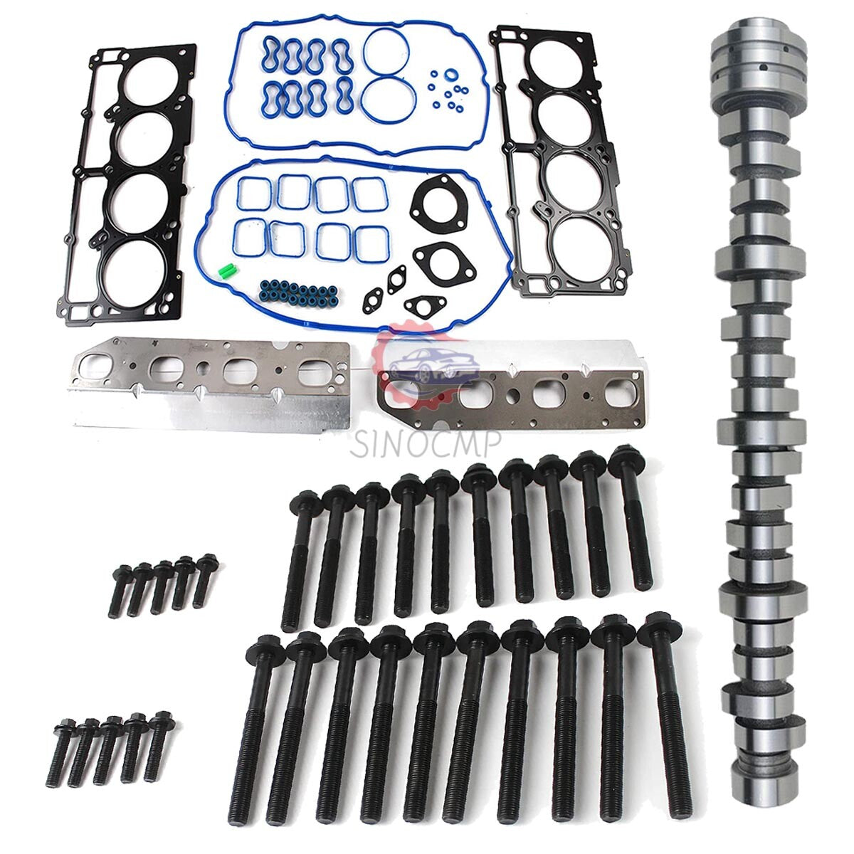 Camshaft MDS Head Gaskets Kit Head Bolts for Dodge for Ram 1500 Hemi 5.7L V8 09-15