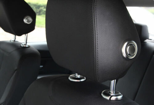Handle Headrest Trim Fit for BMW 3 4 Series GT 2013-2019 for Seat Adjust ABS Silver