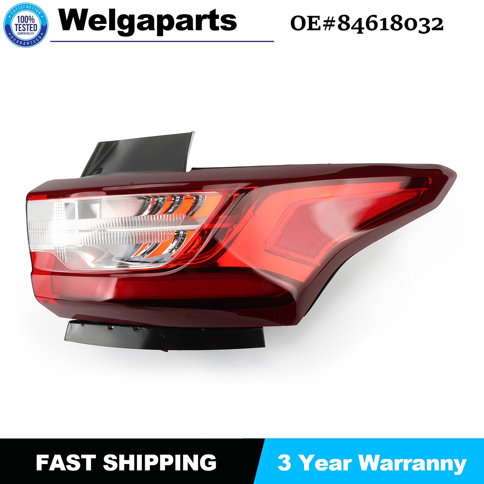 84618032 for Chevrolet Traverse 2018 2019 2020 21 Right Tail Light Lamp Outside
