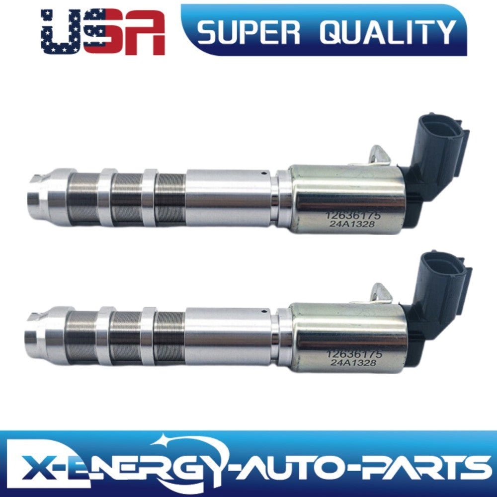 2PCS Engine Variable Timing Solenoid for Chevrolet Colorado for Cadillac 12636175