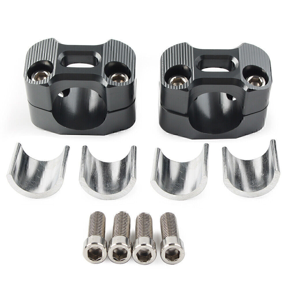 Handlebar Clamps Mount Bar Risers Adapter 7/8-1 1/8 Fit Dirt Bike