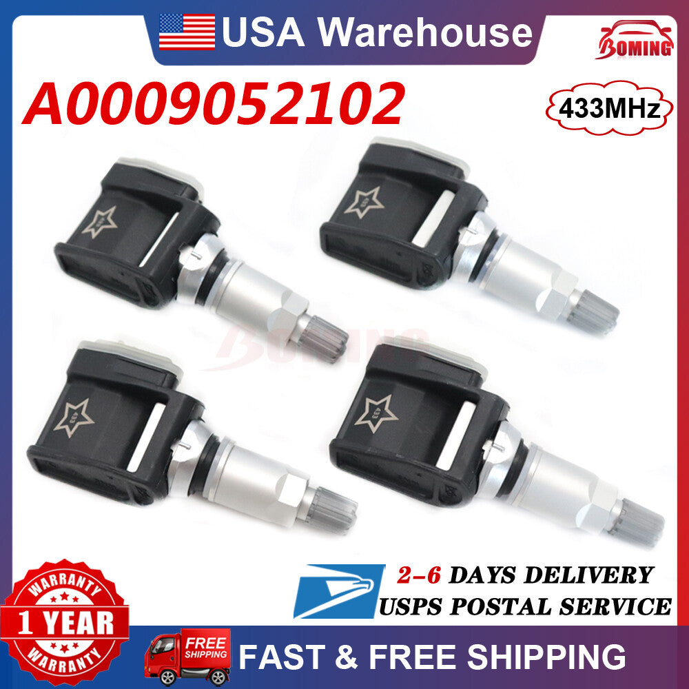 4 TPMS tire pressure sensors suitable for Mercedes-Benz E300 E400 E63 GT63 A0009052102