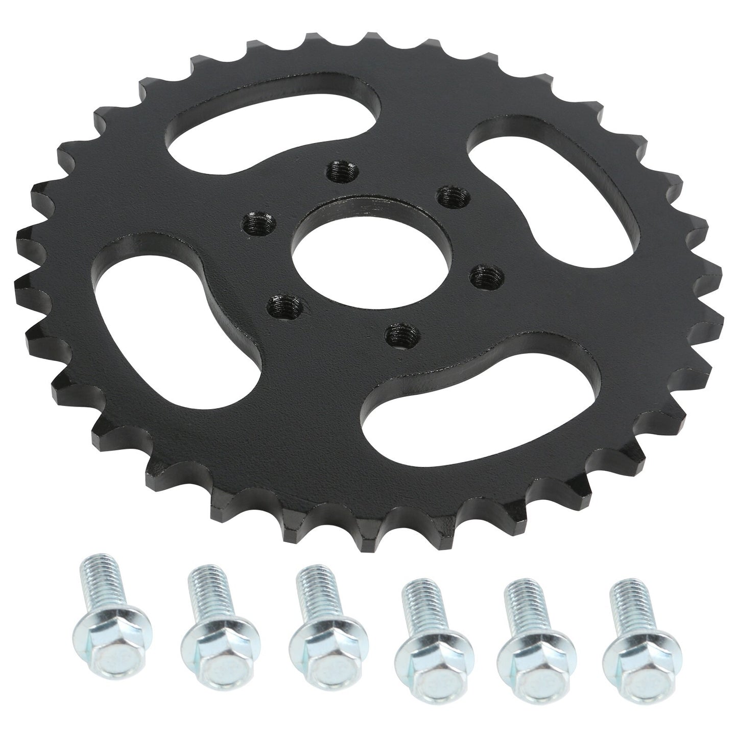 530 chain, 32T rear sprocket, 37mm, suitable for GY6 125 150 200 250cc all-terrain bikes, four-piston sprockets.