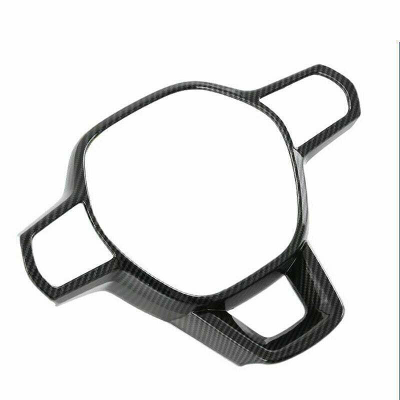 for Honda for Civic 2022-2023 Carbon Fiber Style Steering Wheel Moulding Frame Cover