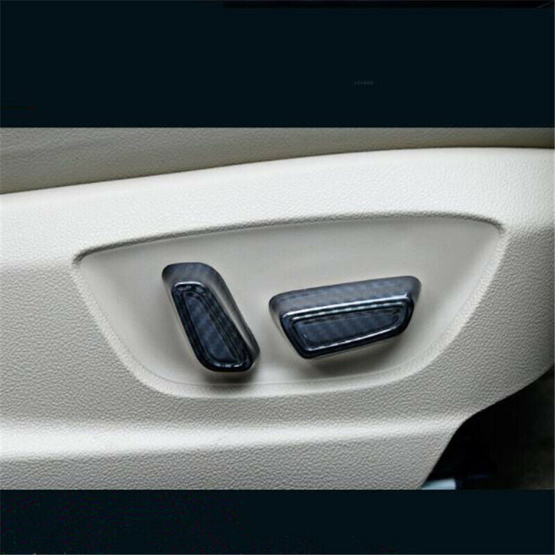 Carbon Fiber 5X for Seat Adjustment Switch Cover Trim for Toyota for Avalon 2019-2021