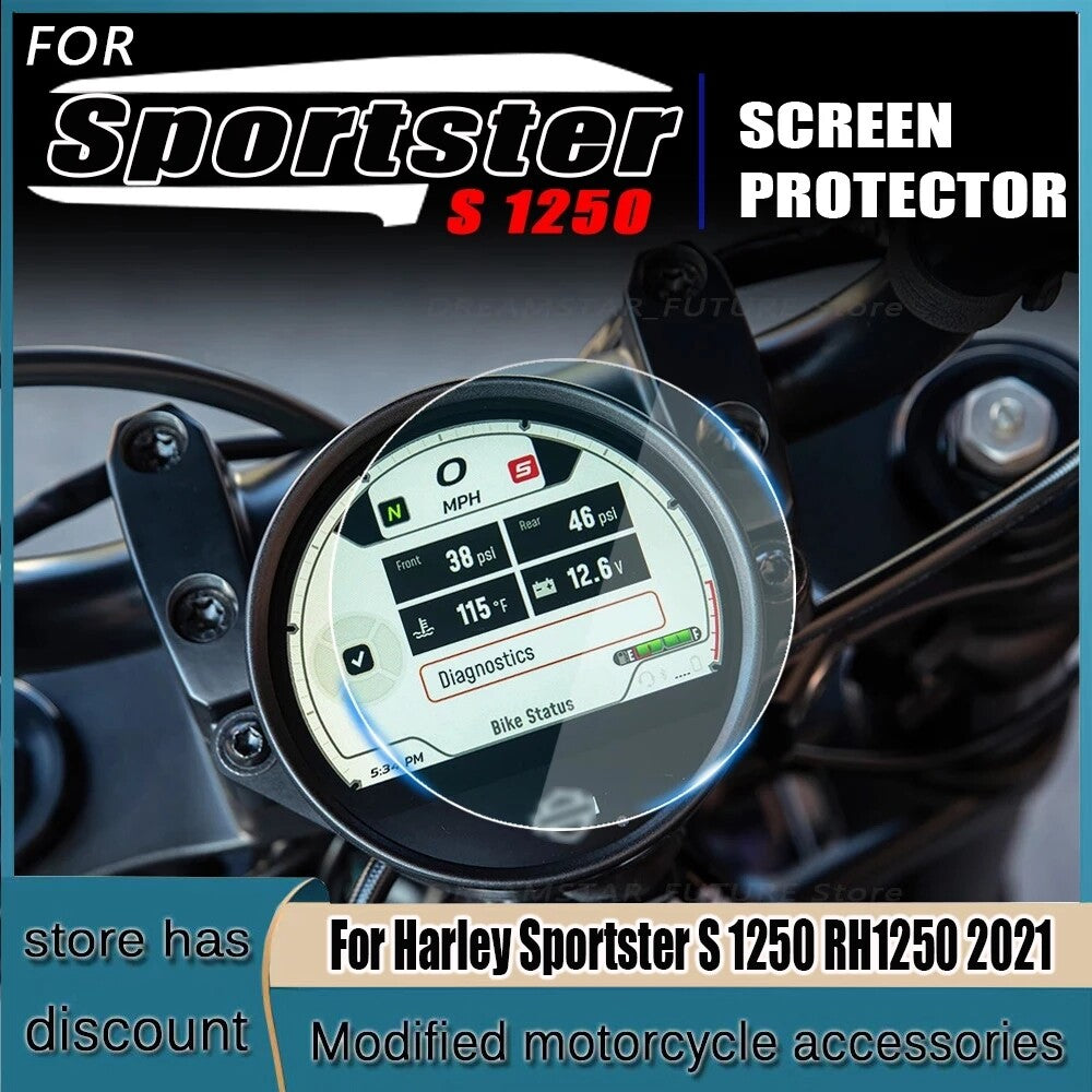 For Sportster S 1250 RH1250S Motorcycle Anti-scratch Dashboard Screen Protection