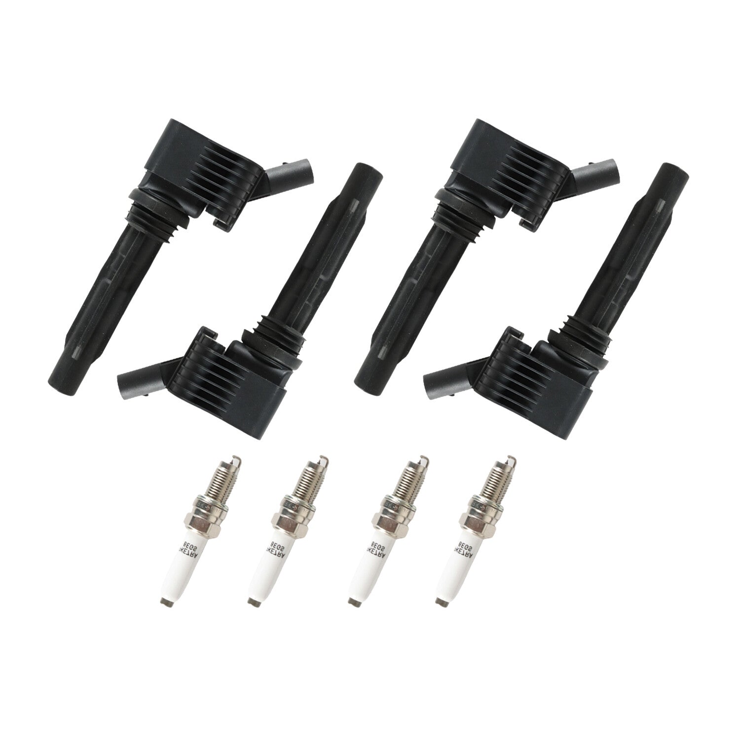 4pcs Ignition Coils  Iridium Spark Plug Kit for VW for Jetta for Audi 2016-2018