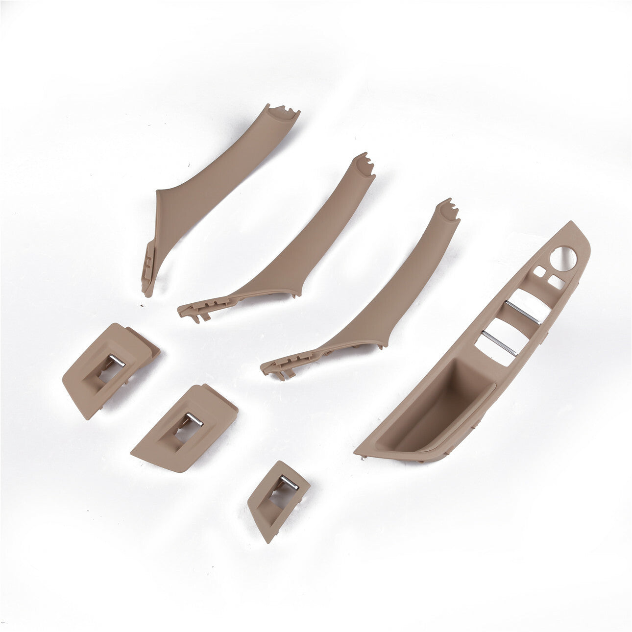Beige door handle recessed handle switch panel suitable for BMW 520i 2010 - 2016