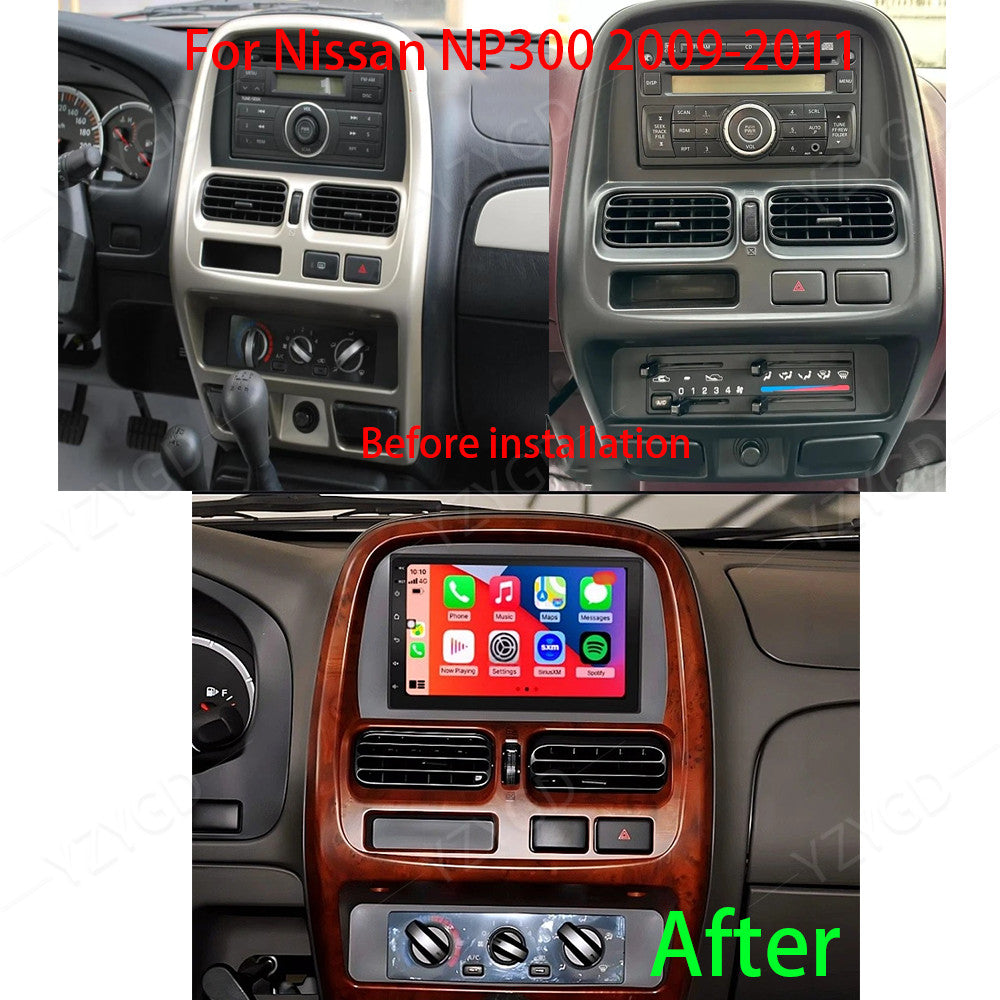 for Nissan NP300 2009-2011 7Android 14 Carplay Car Radio Stereo Head Unit GPS