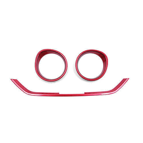 Car Central Console LR Air Outlet Cover Fit for Kia K3 Forte 2019-22 Bright Red