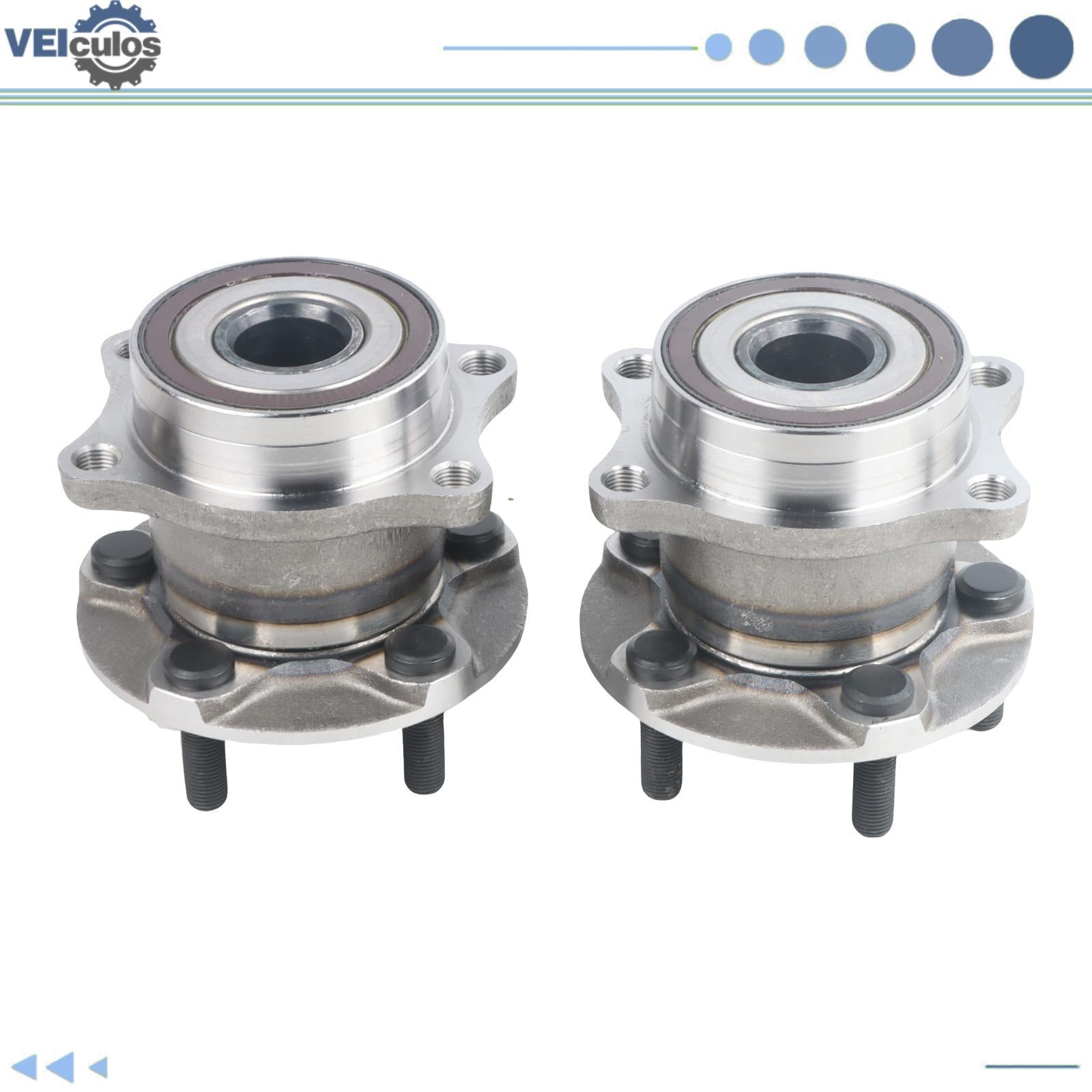 2Pcs Rear Left  Right Wheel Bearing and Hub Assembly For 10-11 Impreza H512401