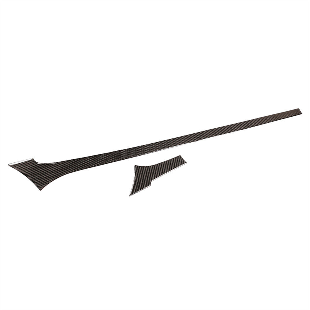 For T@yota Hilux Revo 2015-2021 Carbon Fiber Center Console Dashboard Panel Trim