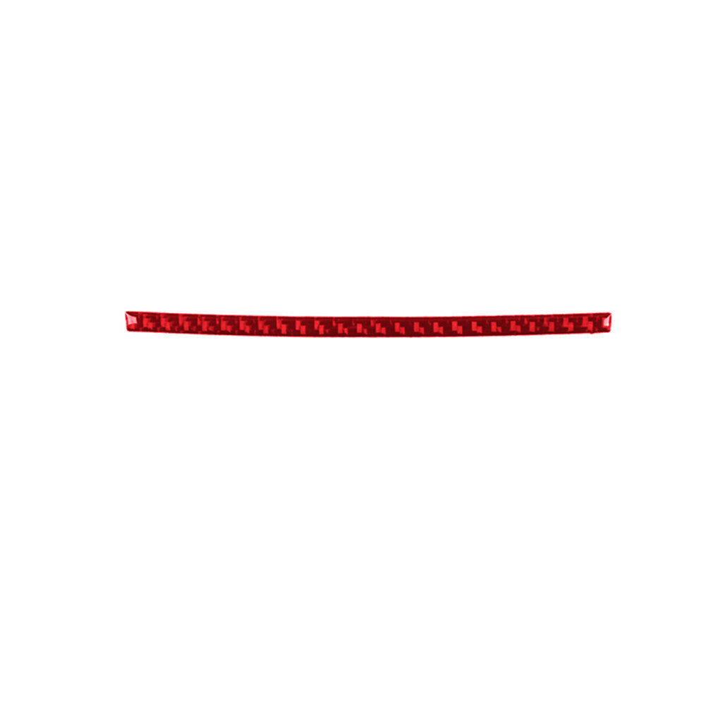 Red Carbon Fiber Interior Below Radio Control Cover Trim for Acura TSX 2009-2014