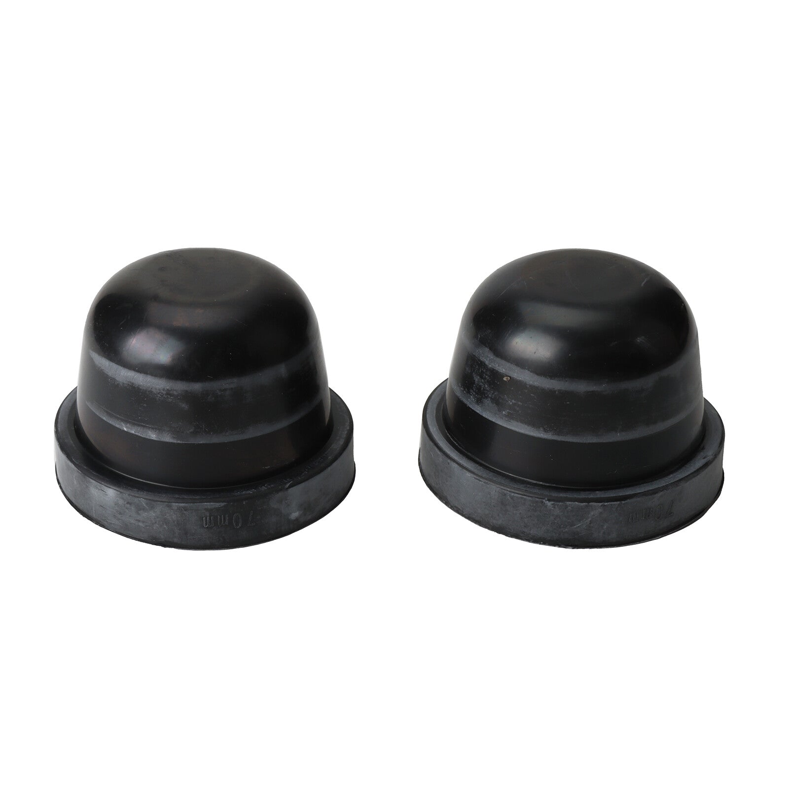 2pcs 70mm Rubber Car Headlight Housing Extended Dust Cover Boot Caps Accessories