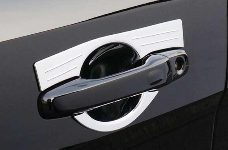 ABS Chrome Outside Door Bowl Cup Cover Trim 4PCS Fit for Ford Explorer 2011-2019