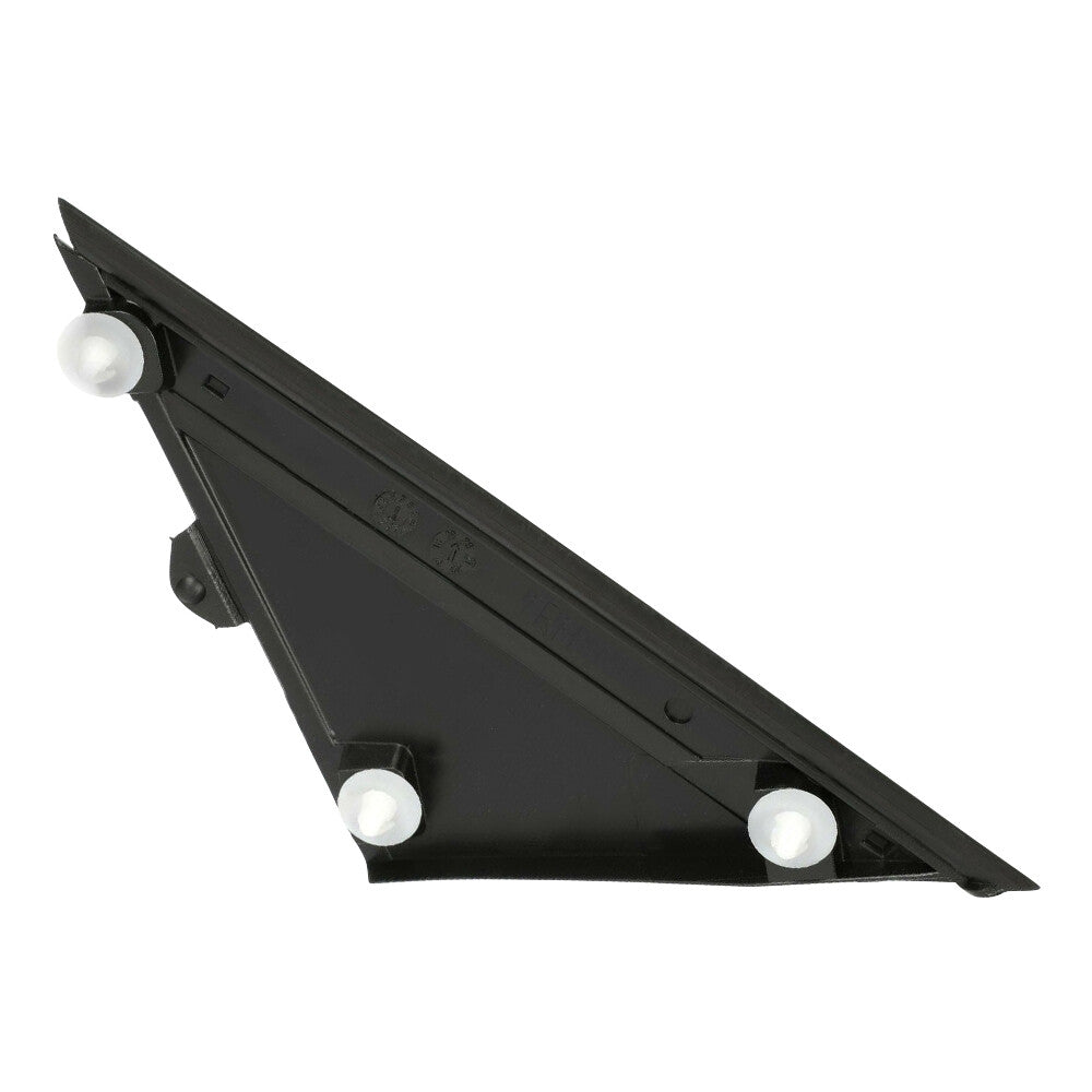 Front Right Door Mirror Flag Cover Molding Trim Matte Black Fits 12-19 for FIAT 500