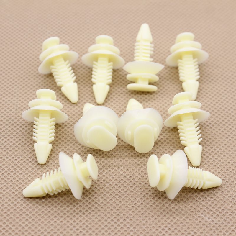 10-piece set of door trim panel fixing clips and rivets suitable for general use M 15607165, 15953247