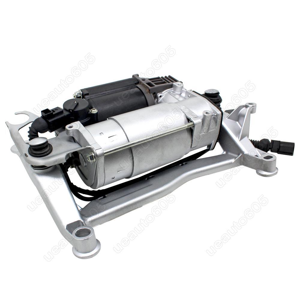 for AUDI Q7 4LB 2006-2015 AIR SUSPENSION COMPRESSOR PUMP W/ BRACKET 4L0698007