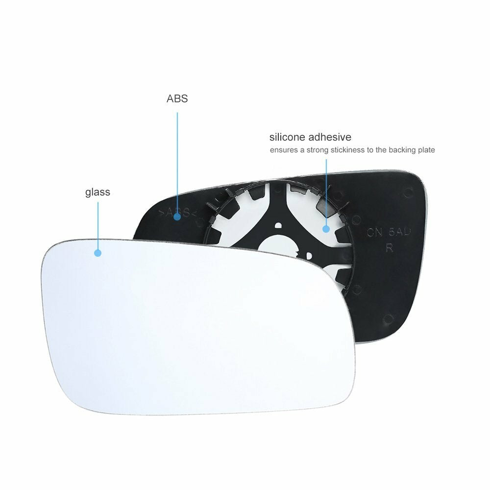 Applicable to for Volkswagen for Golf , for Jetta , for Passat MK4, 1999-2004, door heater mirror glass right side
