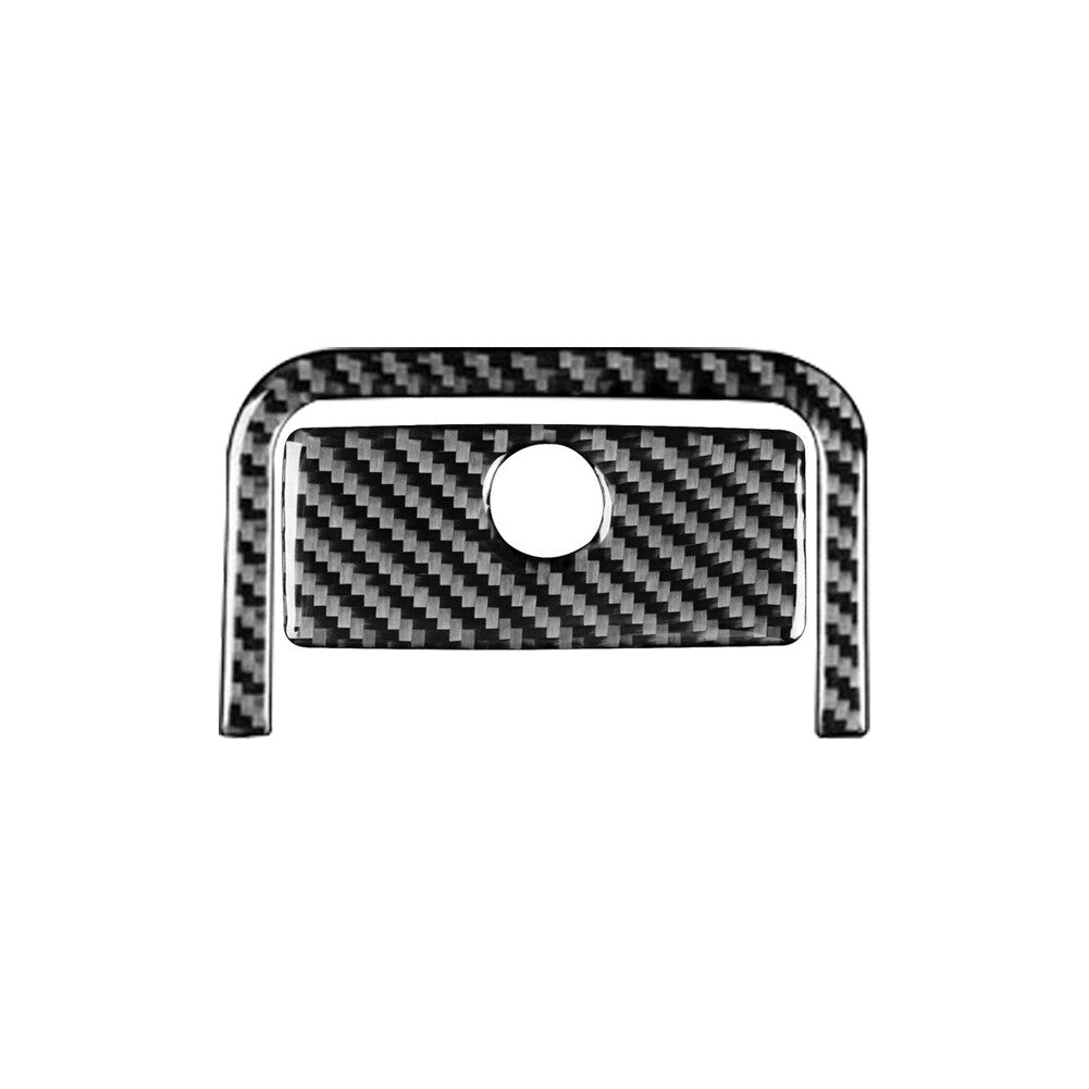 Carbon Fiber Upper Glove Box Handle Cover Trim For Silverado for GMC for SIERRA 2014-18