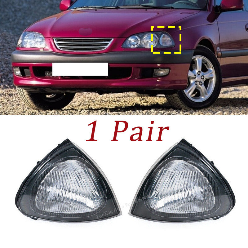 Two wide-angle headlight indicator lights for Toyota Avensis Caldina CT220 1998-2002.