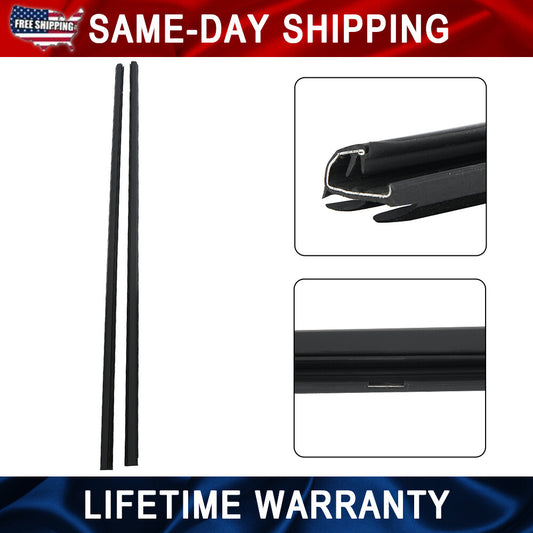 Left  Right Exterior Door Window Glass Trim Set for Honda for Civic Coupe 2Dr 06-11