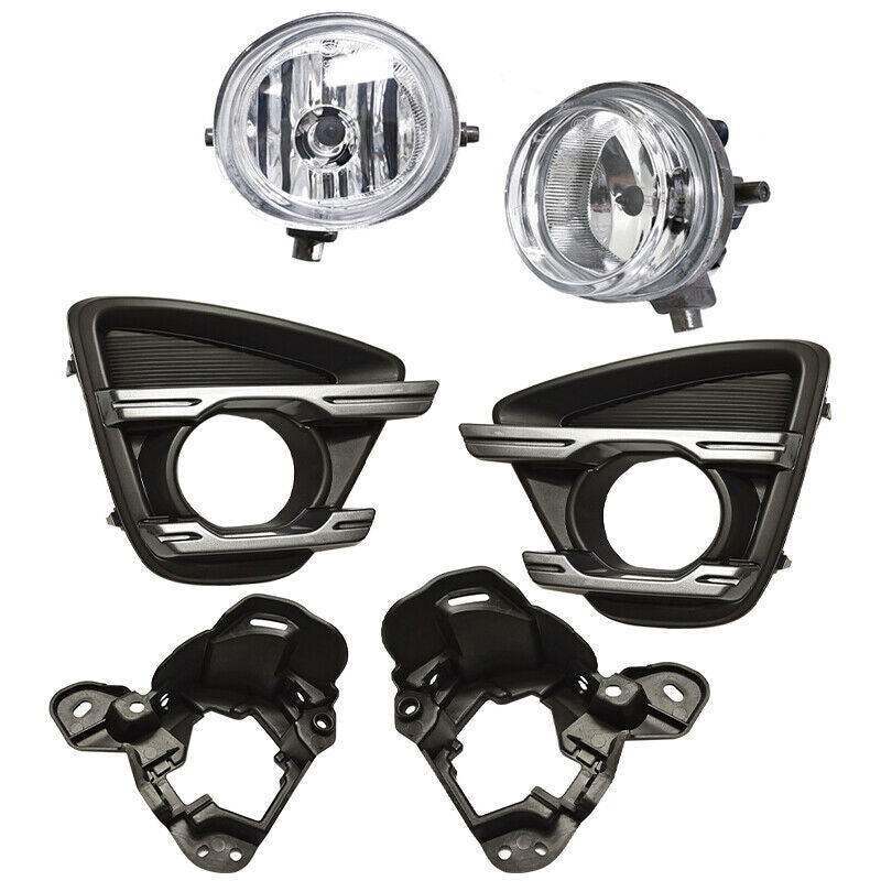 6-piece fog light set + fog light cover + fog light bracket suitable for Mazda CX-5 2013 2014 2015-16