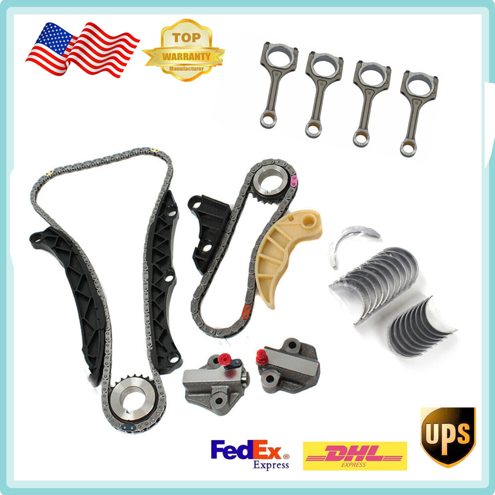 Bearing Set 2306023620 Timing Chain Kit Connecting Rods for Kia G4KC 2351025030