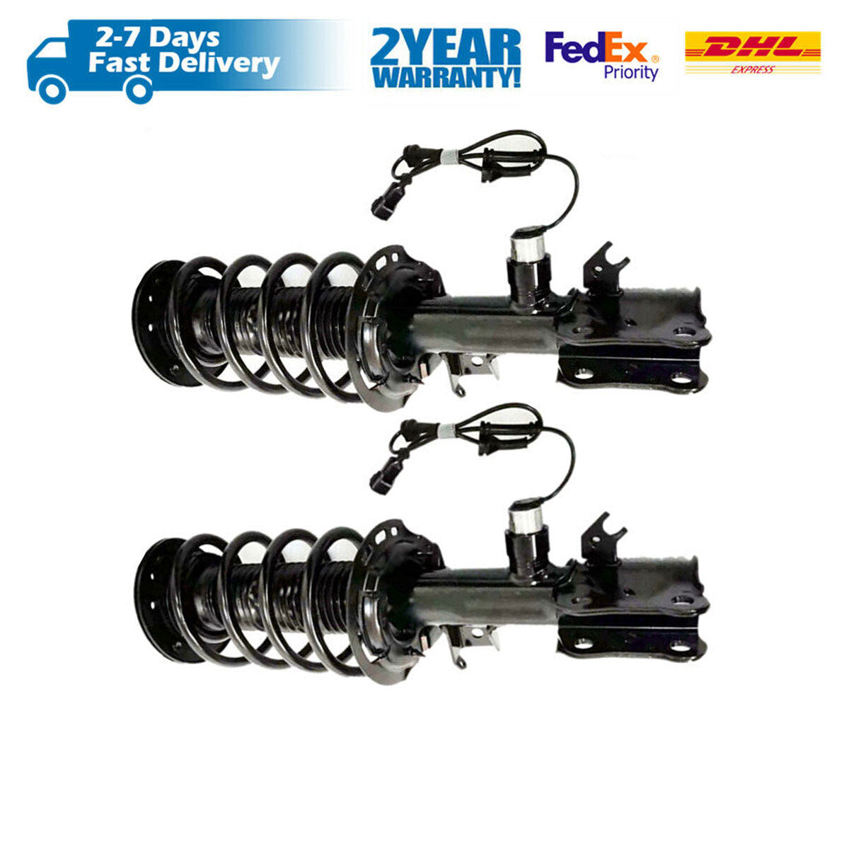 2PCS Front Shock Struts Assembly w/Electric for Lincoln 2017-2020