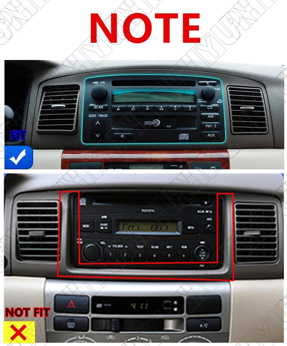 7 Android 14 Stereo Radio GPS Nav Head Unit 4+32GB for Toyota for Corolla 2003-2008
